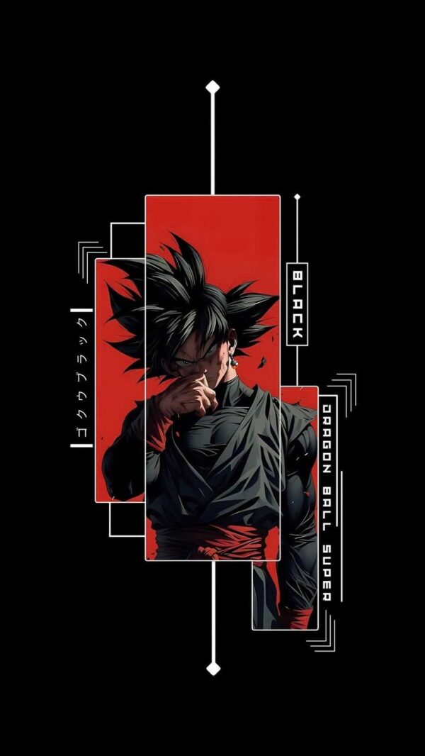 T-shirt Oversize Black Goku