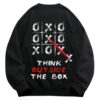 Sweatshirt Oversized Think Out Side