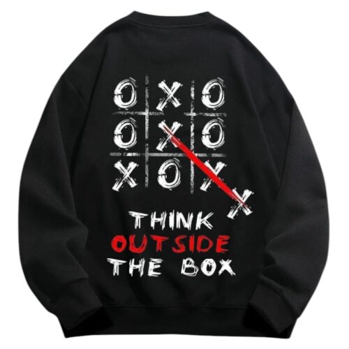Sweatshirt Oversized Think Out Side