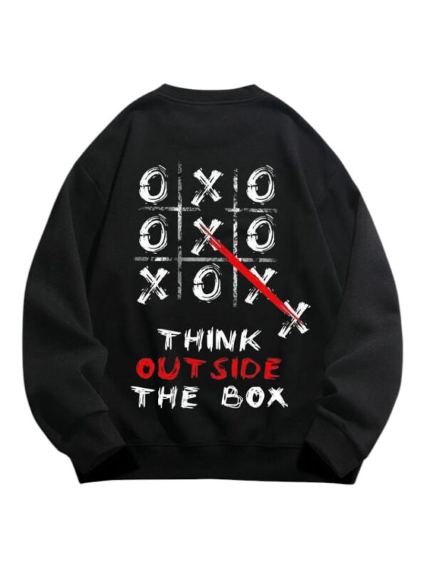 Sweatshirt Oversized Think Out Side