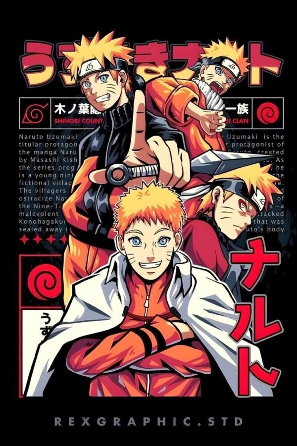 Sweatshirt Oversized Naruto